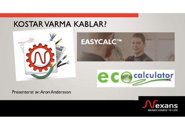 Elseminarium fri 20220316 kl10: Kostar varma kablar?