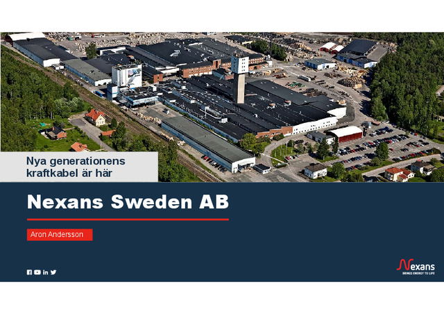 Världsnyhet: Nya generationens kraftkablar är här!