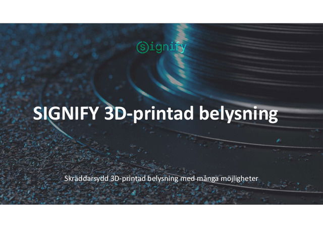 Optimerad arbetsmiljö med 3D-armaturer