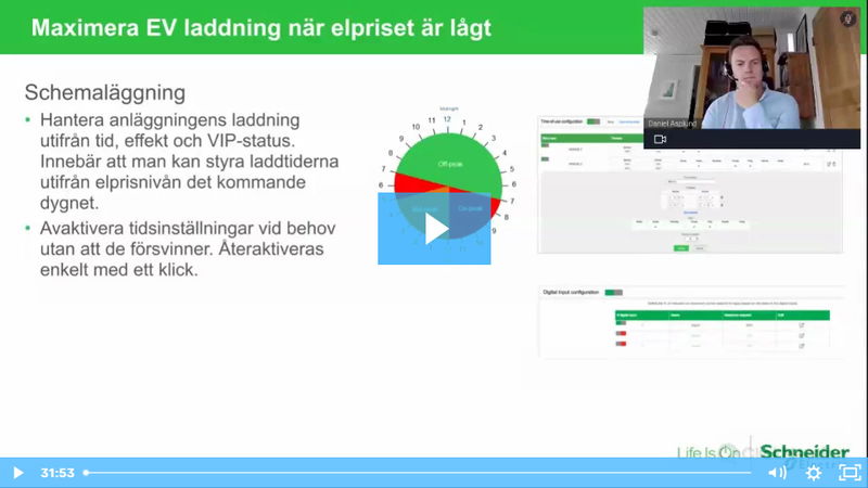 Schneider Electric: Presentation av nytt sortiment av laddstationer