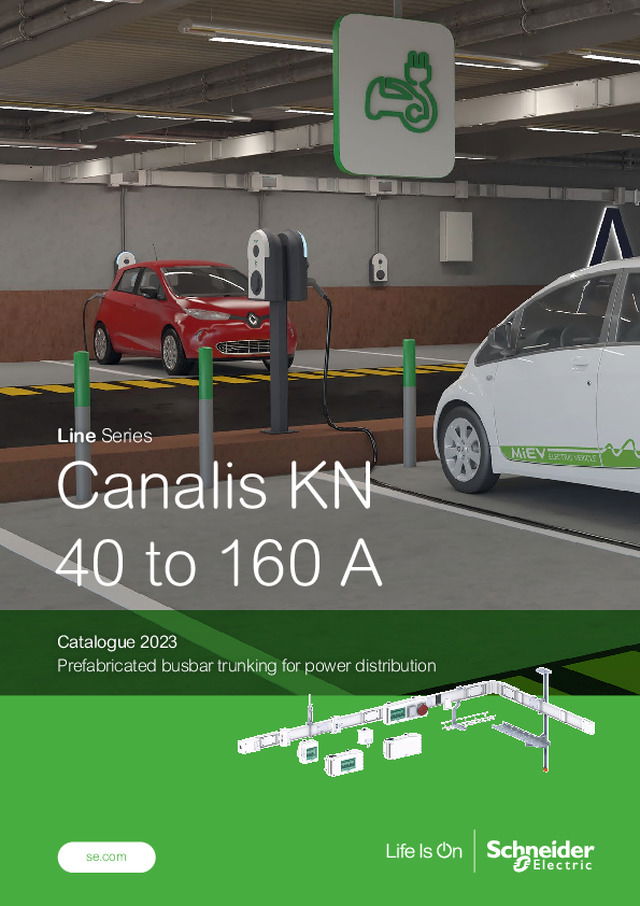 Kanalskena för kraftdistribution 40-160A, Canalis KN