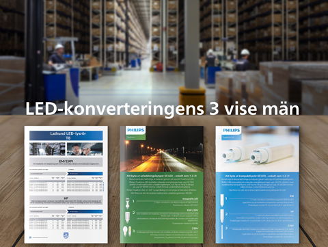 LED-konverteringens 3 vise män – Lathunden, Installatören & Det smarta belysningssystemet