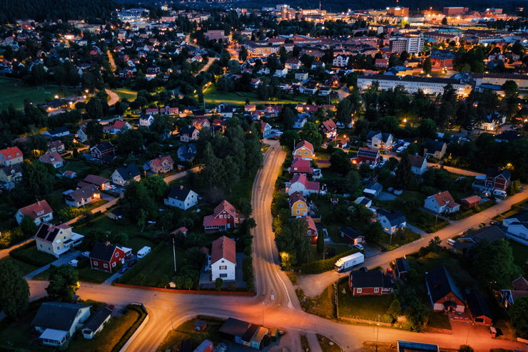 Framåttänkande finansieringsmodell har gett Ludvika ny gatubelysning