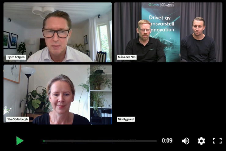 Signify: Varning för hockeyreferenser – smart belysning med Nils och Måns!