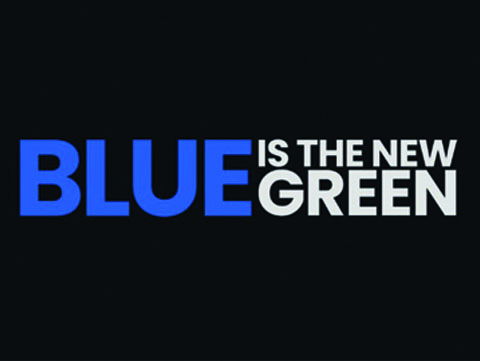 Blue is the new green