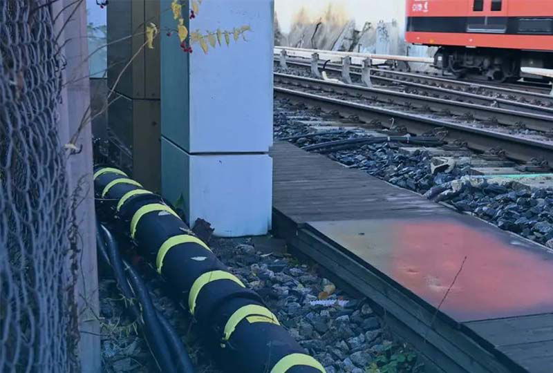 Uponors kabelskyddsrör säkrar strömförsörjningen i Helsingfors tunnelbana
