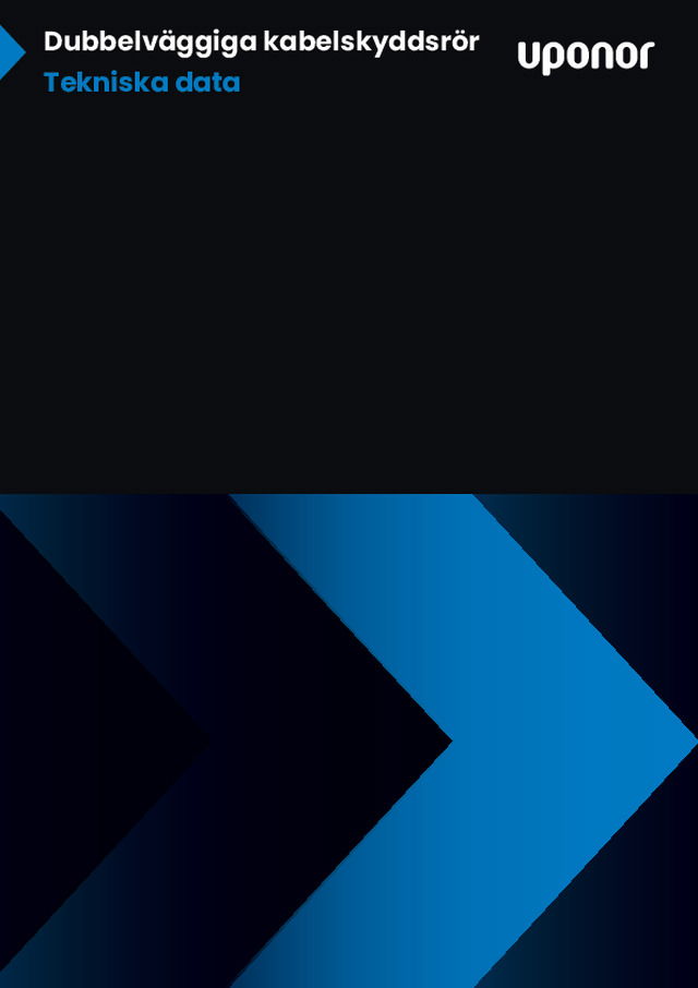 Tekniska data Dubbelväggiga kabelskyddsrör 2021
