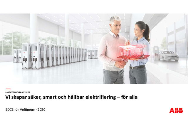 Voltimum avancerar presenterar: ABB - Snabbkurs i digitaliserade elsystem