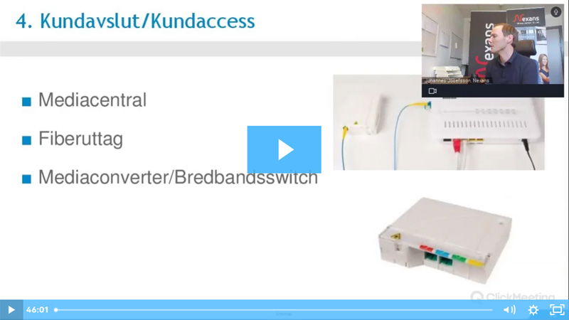 Elseminarium guld: Fastighetsnät med koppar och fiber 2