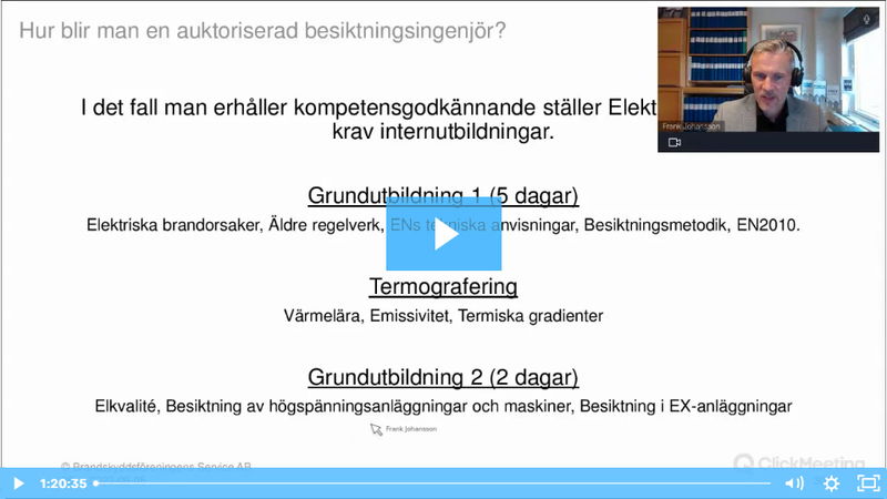 Elektriska Nämnden: Elektriska Nämndens elbesiktningar - så funkar det