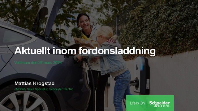 Elseminarium 2024 mars: Framtidssäker laddinfrastruktur enligt Elinstallationsreglerna