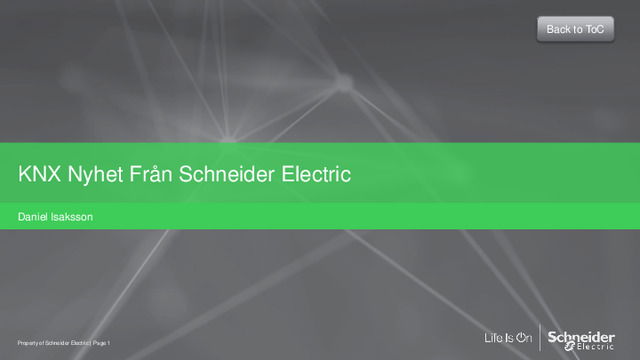 Elseminarium 2024 mars: Senaste nytt inom styrning med KNX och Zigbee