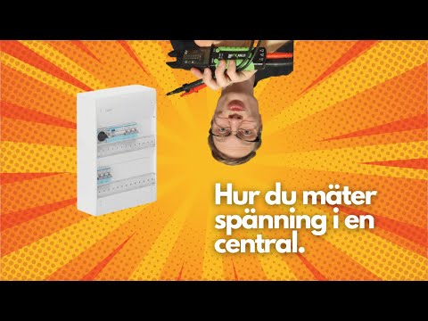 Hur du mäter inkommande spänning i en central