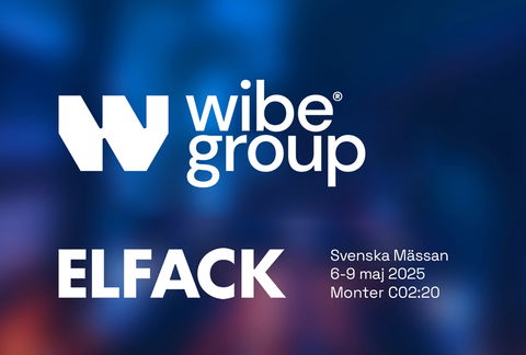 Innovativa lösningar och en kaffe med Wibe Group – ses på Elfack i monter C02:20