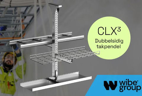 Ny CLX3-pendel från Wibe – dubbelsidig, stark och blixtsnabb att montera