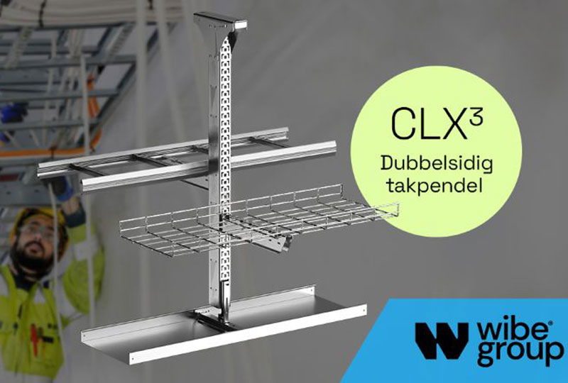Ny CLX3-pendel från Wibe – dubbelsidig, stark och blixtsnabb att montera