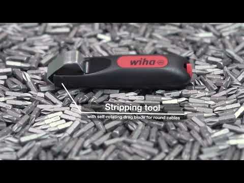 Tutorial: Tutorial: Wiha Stripping tool with self-turning drag blade for round cable (130mm)