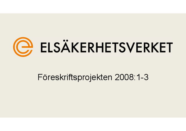 Elsäkerhetsverket: Tre nya föreskrifter gällande starkströmsanläggningar