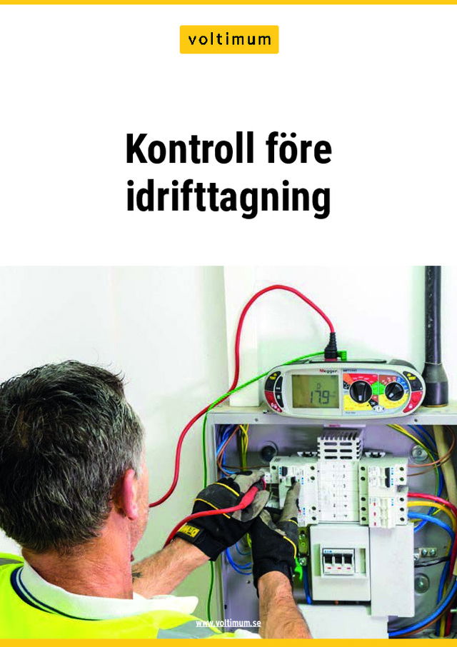 Kontroll före idrifttagning