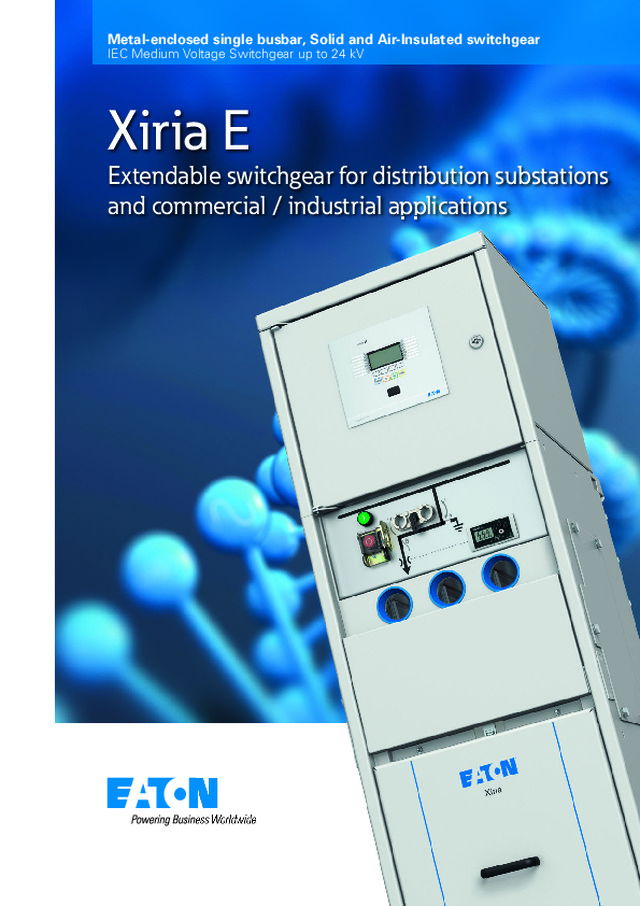 Eaton orta gerilim Xiria E switchgear