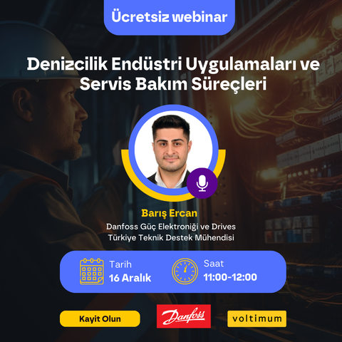 Ödüllü Danfoss Webinarı Bugün!
