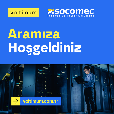 Yeni Partnerimiz Socomec Aramıza Hoşgeldiniz!